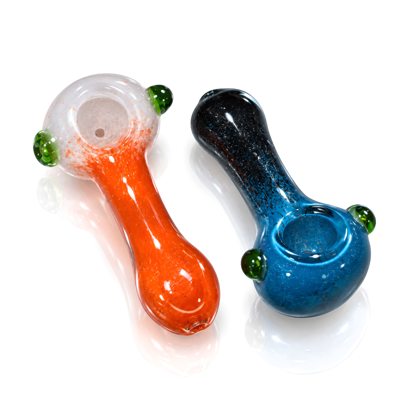 3.5" Mystery Frit Premium Glass Hand Pipe – 2ct Pack
