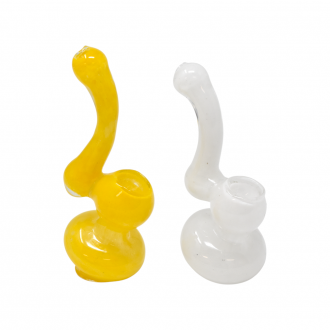 4.5" Fritted Standing Bubbler Pipe – Assorted Colors - 2ct Pack