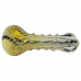 3" Silver Fumed Twisted Rod Art Hand Pipe (Pack Of 2) - [RJA28]
