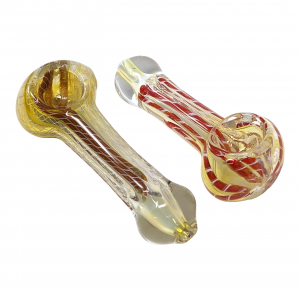 3" Twisted Rod Art Hand Pipe (Pack Of 2) - [RJA41]
