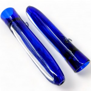 3.25" Ripple Magic Artful Glass Chillum Hand Pipe 2Ct - [RKD37]