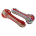 3.5" Silver Fumed Ribbon Line Spoon Hand Pipe - (Pack of 2) [RKGS38]