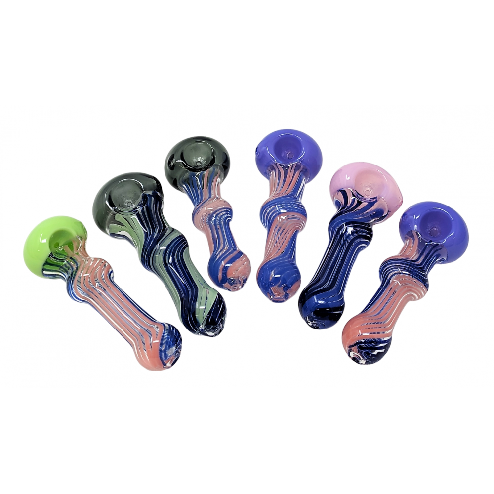 4.5" Slyme Rod Art Hand Pipe (Pack Of 2) [RKGS4]