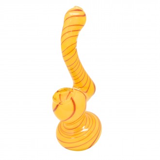 5" Frit & Swirl Rod Art Bubbler Pipe