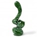 6" Colored Glass Swirl Art Bubbler Hand Pipe - [RKGS73]