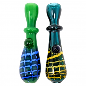 3.5" Faded Rake Mouth Chillum Hand Pipe - (Pack of 2) [RKP212]