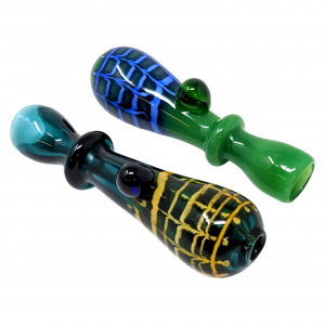 3.5" Faded Rake Mouth Chillum Hand Pipe - (Pack of 2) [RKP212]