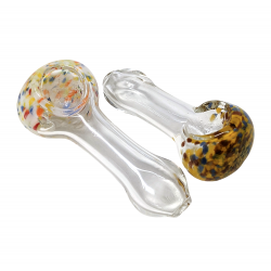 2.5" Mix Frit Art Hand Pipe (Pack Of 2) [SAJ10]