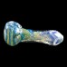 3.25 Inch Full Twisting Mix Colours Glass Hand Pipes Pack Of 2 [SDK547]