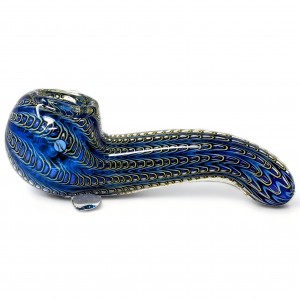 4.5" Bubble Hand Pipe Mix Colours (Pack Of 2) [SDK554]