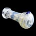 3.25 Inch Zig-Zag Peanut Mix Colour Glass Hand Pipe Pack Of 2 [SDK594]