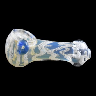 3.25" Zig-Zag Peanut Mix Colour Hand Pipe (Pack Of 2) [SDK594]