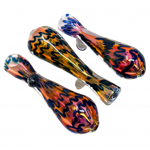 3" Gold Fumed Chillum (Pack Of 3) [SDK660]