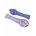 3.5" Slyme Body Ribbon Twist Indented Round Mouth Chillum Hand Pipe - (Pack of 3) [SG2567]