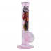 4" Straight Water Pipe Shaped Glass Hand Pipe Assorted colors - [SHP-001]