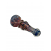 4.5" Gold Fumed Double Rim Art Hand Pipe (Pack Of 1) [SJN12]