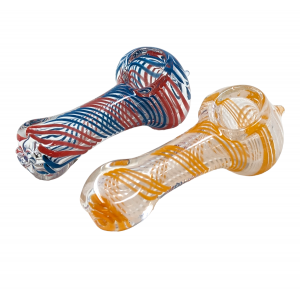 2.5" Twisted Line Hand Pipe (Pack of 2) - [SP102]