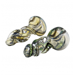 2.5" Twisted Body Art Hand Pipe (Pack of 2) - [SP13]