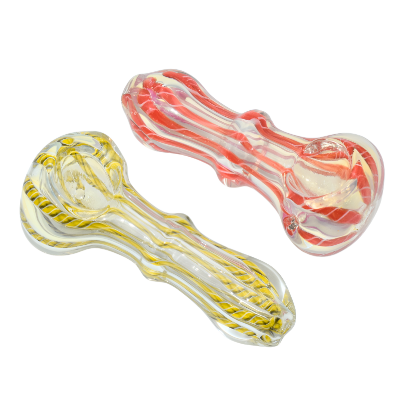 2.5" Rim Art Ribbon Hand Pipe – 2ct Pack