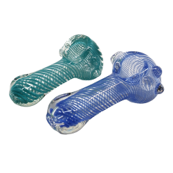 2.5" Spiral Art Spoon Hand Pipe (Pack of 2) - [SP99]