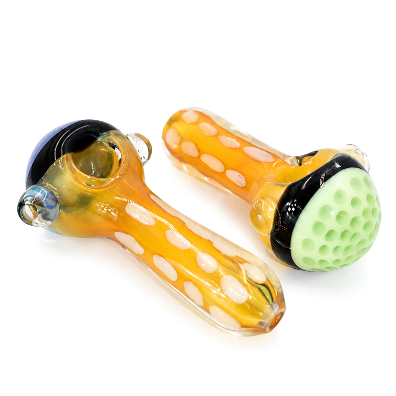 5" Royal Mushroom Dot Hand Pipe – 2ct Pack