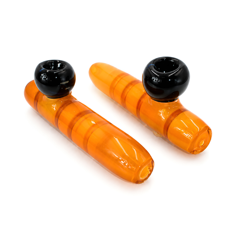 6.5" Honey Barrel Steam Roller Pipe – 2ct Pack