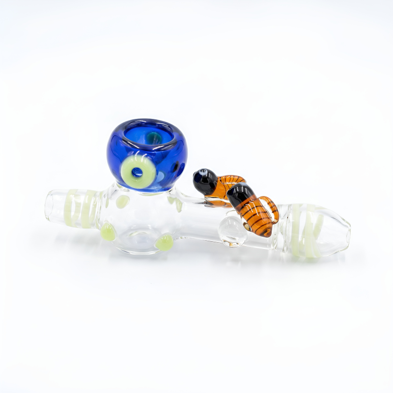 5.5" Honeybee Steam Roller Pipe with Bowl