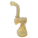 7.5" Silver Fumed Air Trap Bubble Bubbler Hand Pipe - [STJ105]