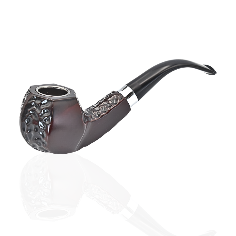 IDGAF Classic Wooden Sherlock Pipe – 6ct Display