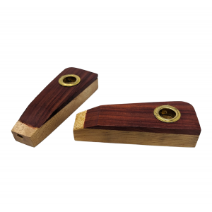 2.5" Wooden Pipe (Pack Of 2) [WOOD-2]