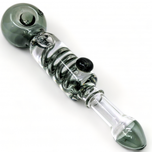8" Glycerin Filled Swirly Whirly Hand Pipes [WPAX-04]