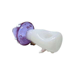 4.5" Mushroom Shape Fancy Hand Pipe - [WSG829]