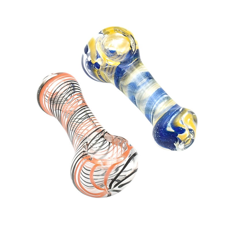 2.5" Inside Out Art Spoon Pipe – 2ct Pack