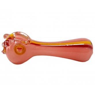 4" Frit & Multi Marble Head Hand Pipe [XQ177]