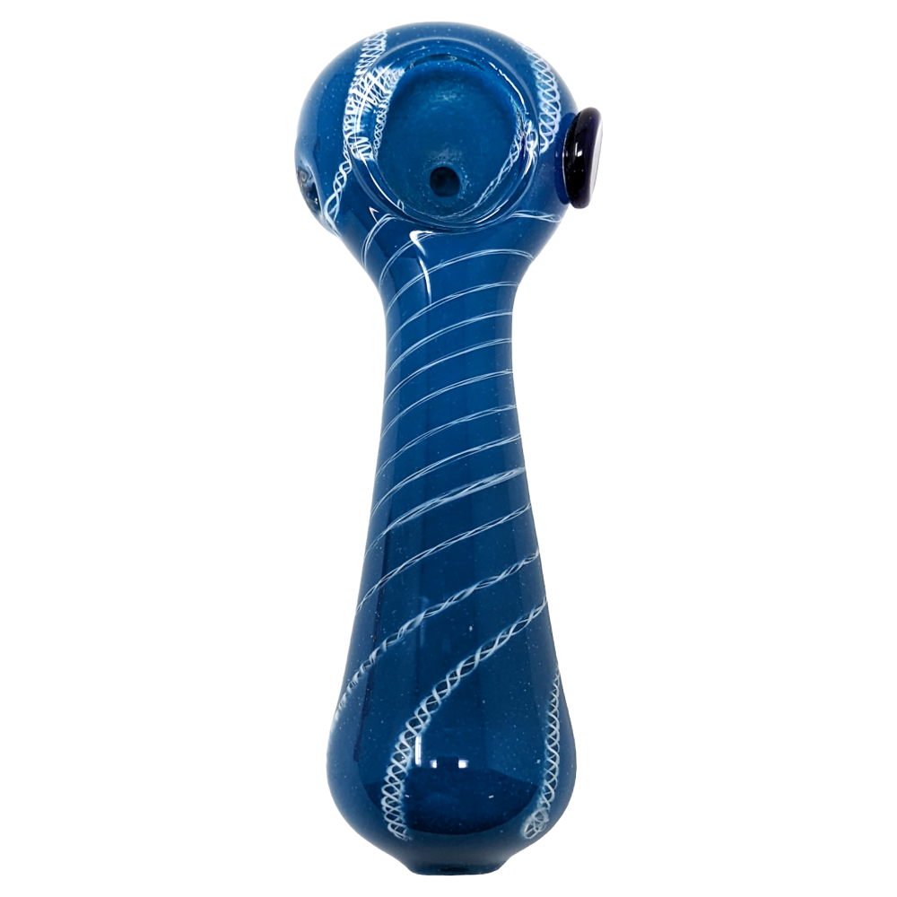4" Frit & Swirl Rod Hand Pipe [XQ180]