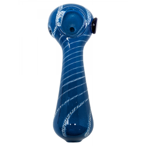 4" Frit & Swirl Rod Hand Pipe [XQ180]