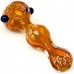 4" Gold Fumed Ribbon Art Hand Pipes - [YT30]