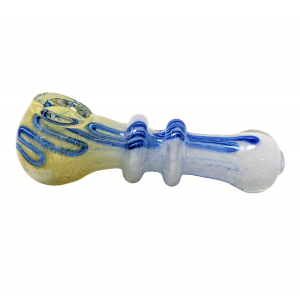 4" Frit Art Hand Pipe (Pack Of 2) [ZD106]
