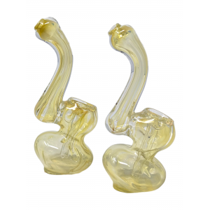 4.5" Silver Fumed Mini Bubbler (Pack of 2) - [ZD129]