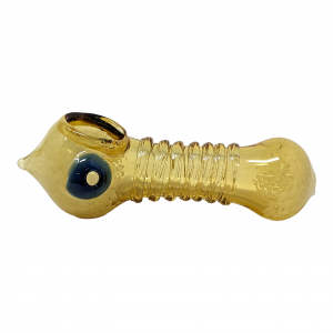 5" Color Tube Frit Head Hand Pipe (Pack of 2) - [ZD131]