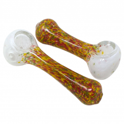 4.5" Double Tone Frit Hand Pipe (Pack of 2) - [ZD144]