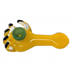 5" Frit Art Palm Shape Hand Pipe - [ZD153]