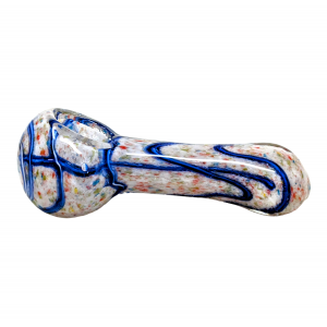 3" Frit & Rod Art Strip Body Hand Pipe (Pack Of 5) - [ZD16]