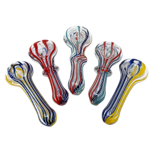 3.5" Assorted Design Regular Hand Pipes (Pack of 5) - [ZD193]