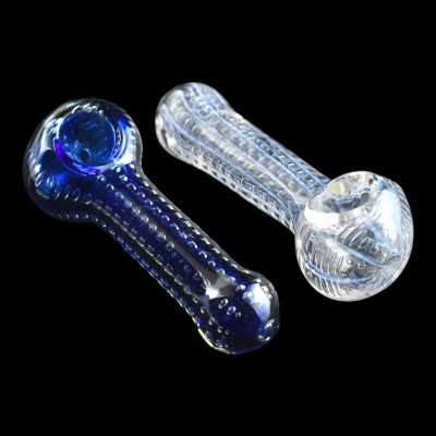 4" Air Trap Art Work Assorted Colors Hand Pipe (Pack Of 2) [ZD20]