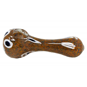 4" Frit Body Circle Art Hand Pipe (Pack of 2) - [ZD203]