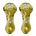 2.5" Color Glass Tube Ribbon Art Hand Pipe (Pack of 2) - [ZD267]
