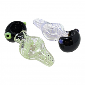 4.5" Slime Color Twisted Donut Art Hand Pipe (Pack of 2) [ZD74]