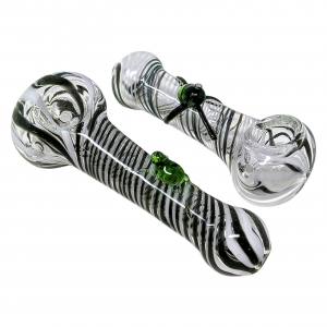 4.5" Spiral Frog Art Hand Pipe (Pack of 2) - [ZD82]