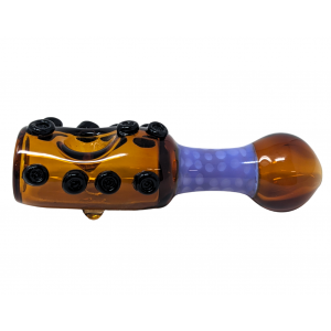 4.5" Slyme Accent Multi Marble Hand Pipe - [ZD254]